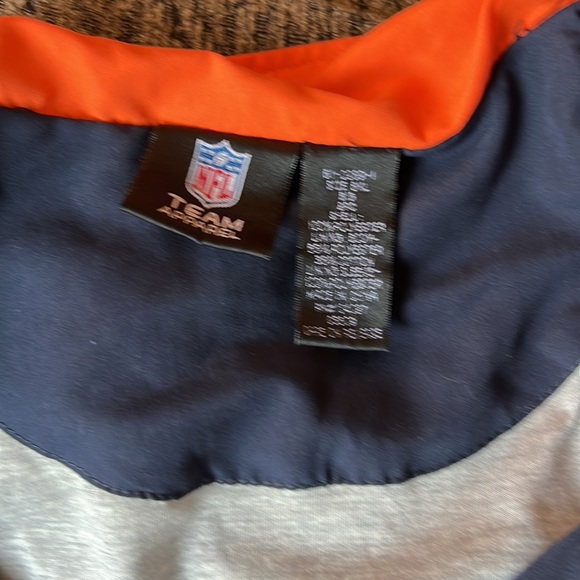 Nfl size 8xl big navy orange and white light jacket - Picture 2 of 4